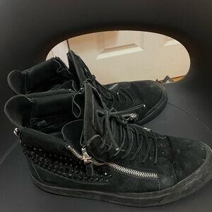 Giuseppe Zanotti Black High Top Sneakers!